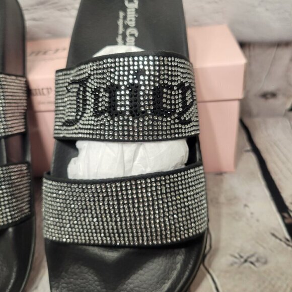 Juicy Couture Winx Embellished Double Strap Slide Sandal - Picture 2 of 6